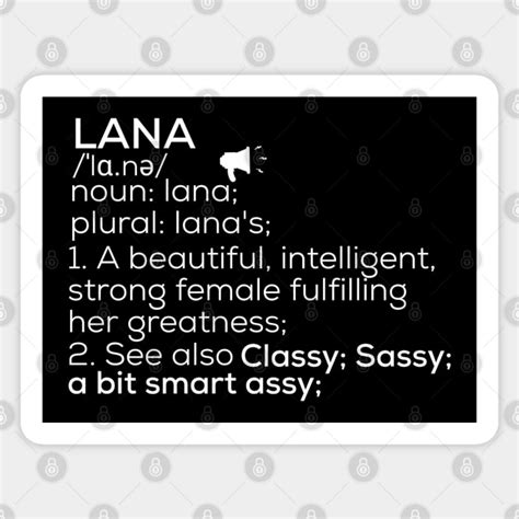 lana def|LANA Definition & Meaning 